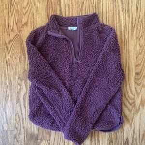 Comfy Burgundy Sweater